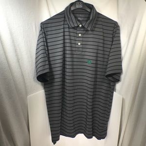 L.L. Bean Stretch Polo Shirt, L, Gray